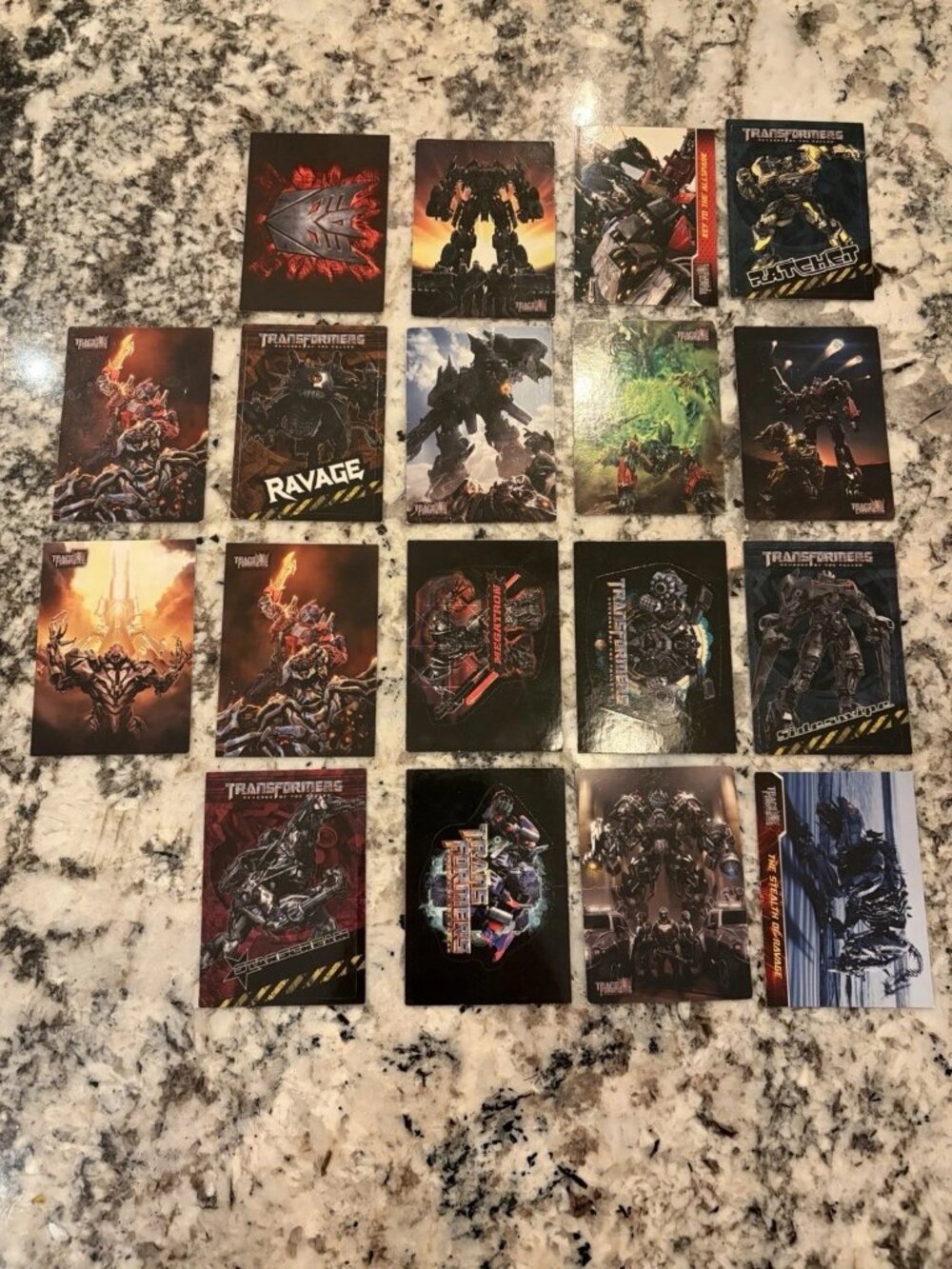 2011 Transformers Dark of the Moon Loose Cards